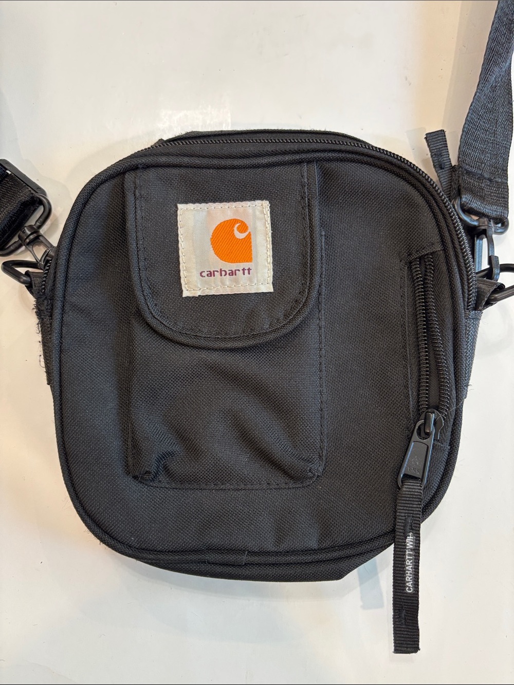 Carhartt Black Crossbody Belt Bag Adjustable Shoulder Utility Pack - Picture 7 of 15